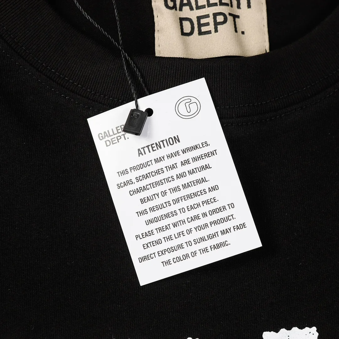 GALLERY.DEPT Summer new short-sleeved model number: D3145#P110 Color: black Size: S M L XL